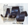 SANGLE LIAM'S GUITARE BASSE CUIR 8CM MARRON FONCE W2