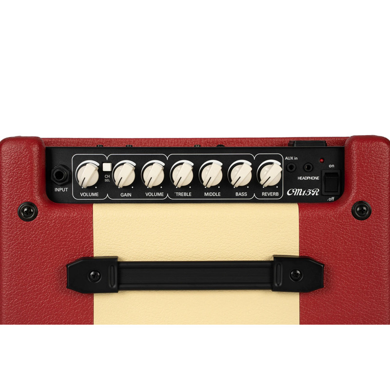 AMPLI CORT 15W REVERB ROUGE CM15RDR