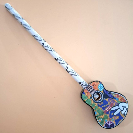 CAPUCHON DECORATIF POUR CRAYON ACOUSTIQUE PEACE AND LOVE 