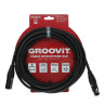 CABLE GROOVIT XLR MALE/XLR FEMELLE 5M