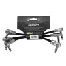 CABLE GROOVIT PATCH 15CM JACK SILVER PACK DE 3