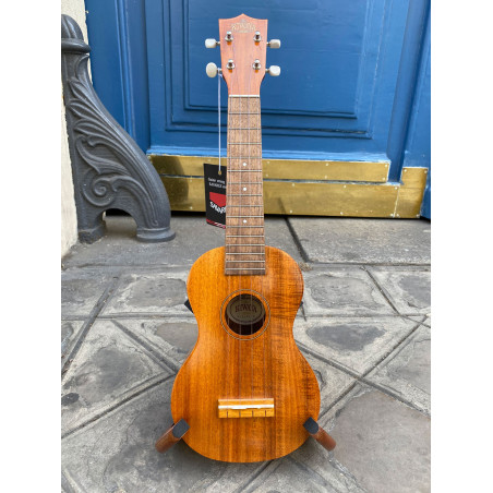 UKULELE KIWAYA FAMOUS SOPRANO KOA HAWAIEN FS5G