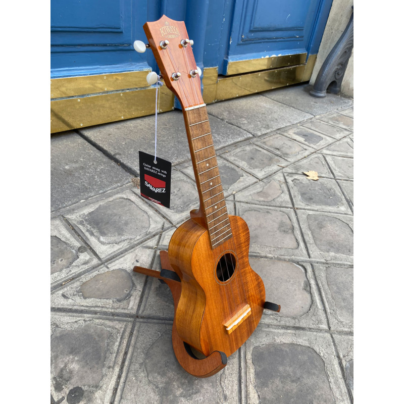 UKULELE KIWAYA FAMOUS SOPRANO KOA HAWAIEN FS5G