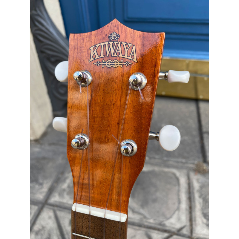 UKULELE KIWAYA FAMOUS SOPRANO KOA HAWAIEN FS5G