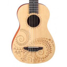 GUITALELE LUNA 6 CORDES TATTOO BARI EXISTE PLUS