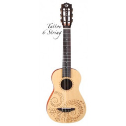 GUITALELE LUNA 6 CORDES TATTOO BARI EXISTE PLUS