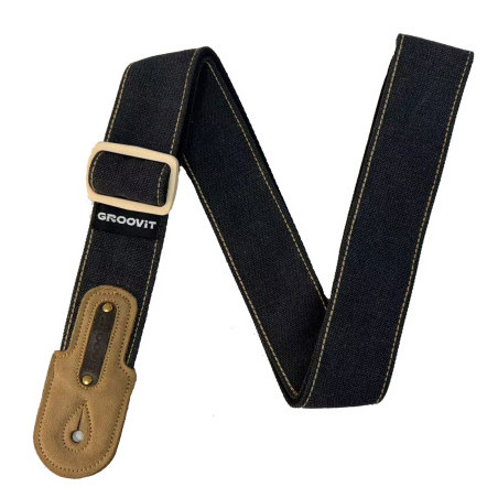 SANGLE GOOVIT PREMIUM JEAN TISSÉ COAL BLACK