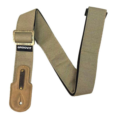 SANGLE GROOVIT JEAN LUXE TISSÉ SAND BEIGE 