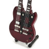 MINIATURE GUITARE JIMMY PAGE DOUBLE MANCHE 27CM