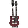 MINIATURE GUITARE JIMMY PAGE DOUBLE MANCHE 27CM