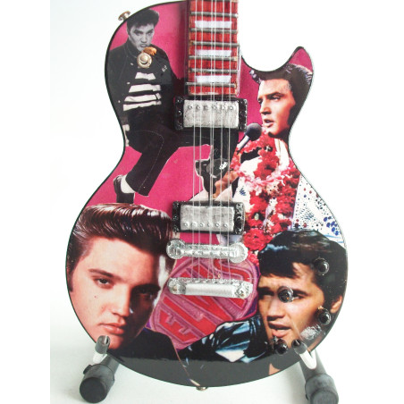 MINIATURE GUITARE ELVIS PRESLEY 27CM