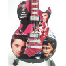 MINIATURE GUITARE ELVIS PRESLEY 27CM