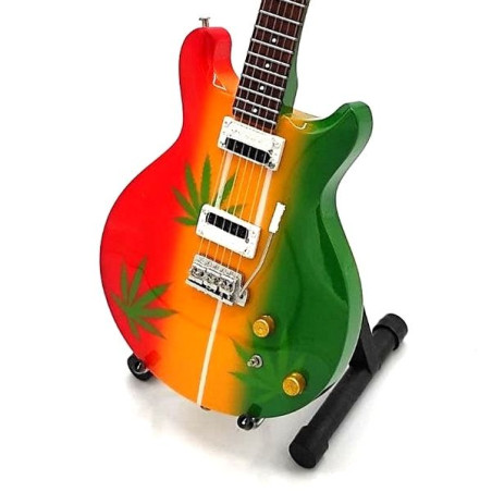 MINIATURE GUITARE BOB MARLEY 27CM