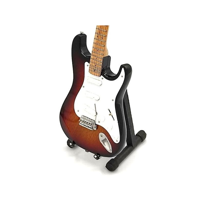 MINIATURE GUITARE STRATOCASTER SUNBURST 27CM