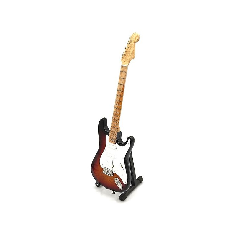 MINIATURE GUITARE STRATOCASTER SUNBURST 27CM