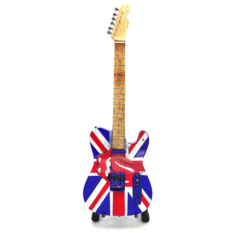 MINIATURE GUITARE ROLLING STONES KEITH RICHARDS 27CM