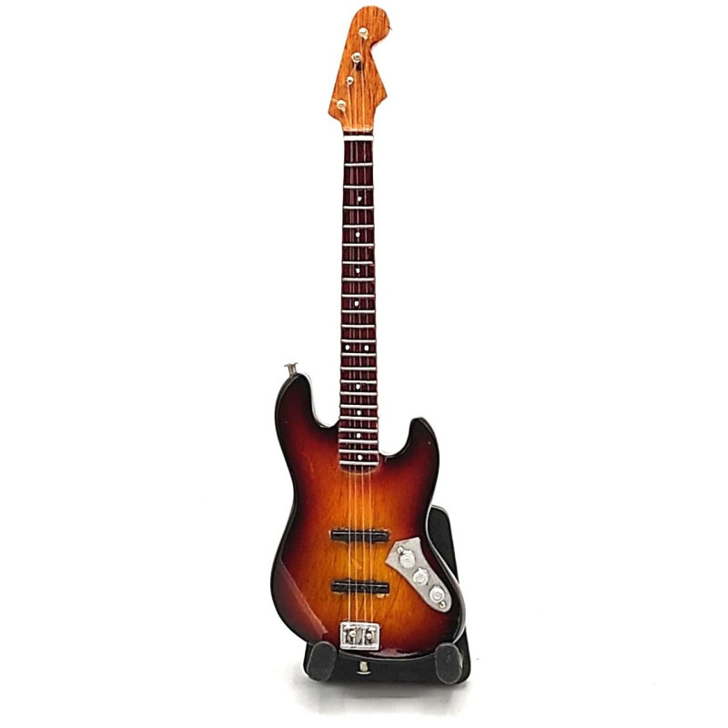 MINIATURE BABY GUITAR BASSE JACO PASTORIUS 15CM
