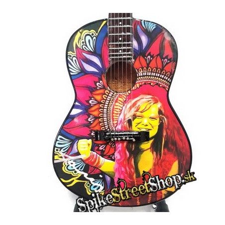 MINIATURE GUITARE JANIS JOPLIN 27CM