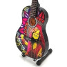 MINIATURE GUITARE JANIS JOPLIN 27CM