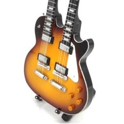 MINIATURE GUITARE DOUBLE MANCHE DON FELDER 27CM