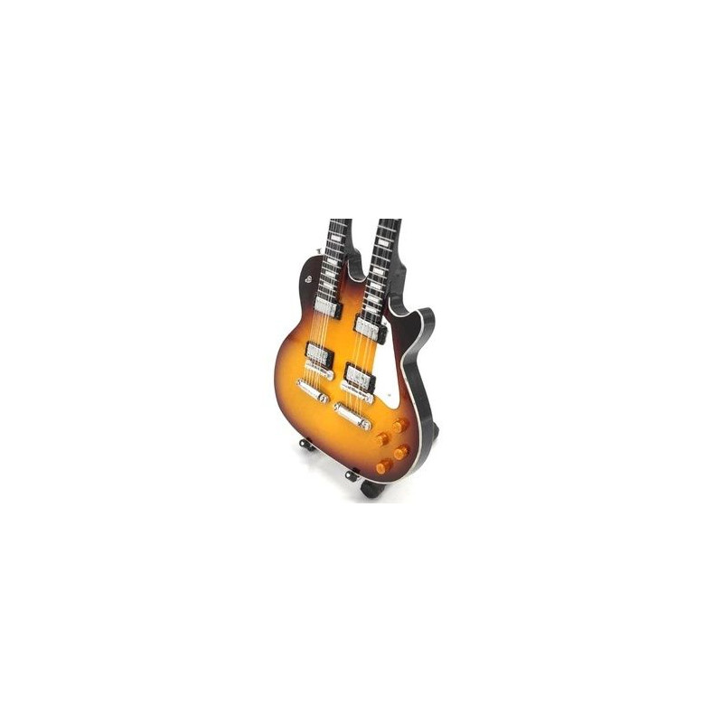 MINIATURE GUITARE DOUBLE MANCHE DON FELDER 27CM