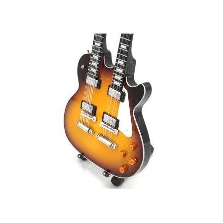 MINIATURE GUITARE DOUBLE MANCHE DON FELDER 27CM