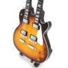 MINIATURE GUITARE DOUBLE MANCHE DON FELDER 27CM