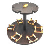 PRESENTOIRE EN BOIS POUR 6 GUITARES MINIATURES