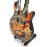 MINIATURE GUITARE DOUBLE MANCHE CARLOS SANTANA 27CM
