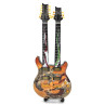 MINIATURE GUITARE DOUBLE MANCHE CARLOS SANTANA 27CM