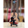 MINIATURE GUITARE ACOUSTIQUE BOB DYLAN 27CM