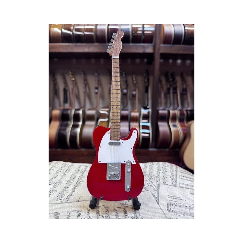 MINIATURE GUITARE STONES RONNIE WOOD 27CM