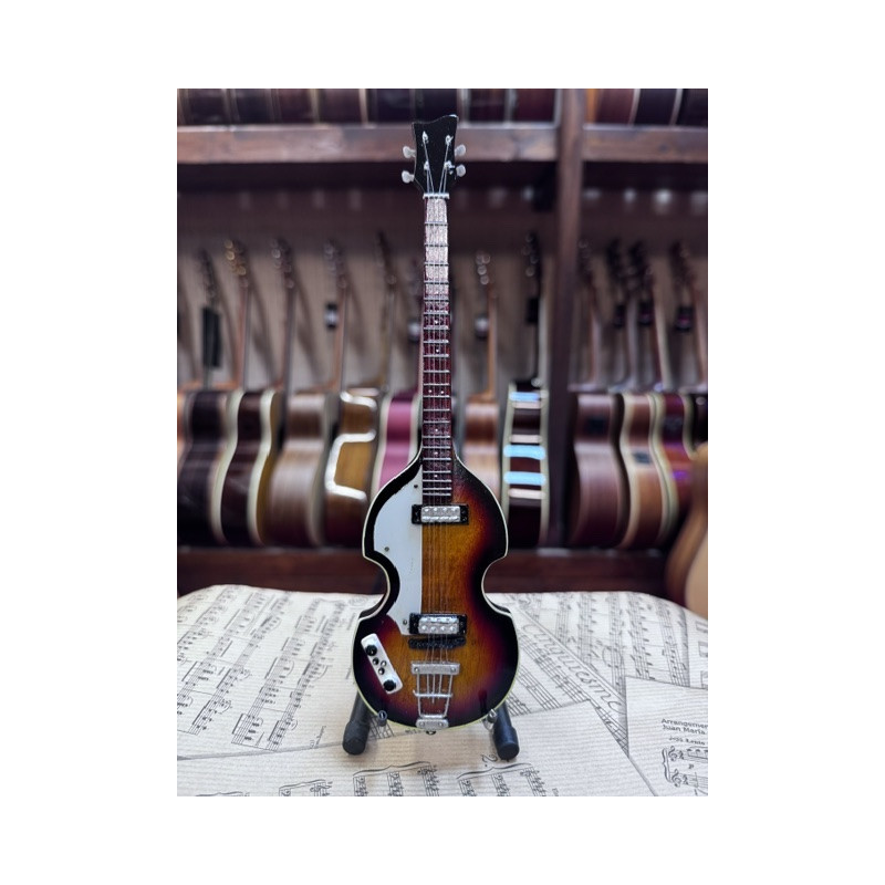 MINIATURE GUITARE BASSE HOFNER MAC CARTNET 27CM
