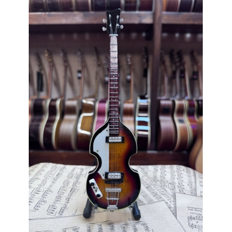 MINIATURE GUITARE BASSE HOFNER MAC CARTNET 27CM