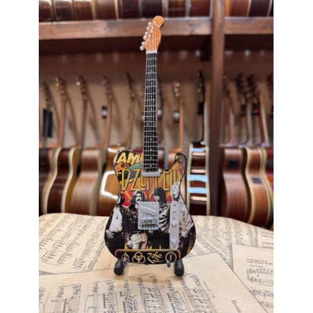 MINIATURE GUITARE LED ZEPEELIN TRIBUTE 27CM