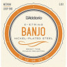 D'ADDARIO BANJO 5 CORDES JEU EJ61