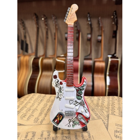 MINIATURE GUITARE JIMMY HENDRIX MONTEREY 27CM