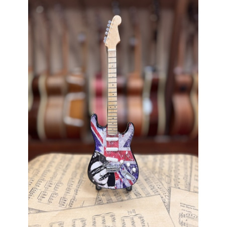 MINIATURE GUITARE SEX PISTOLS 27CM