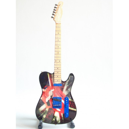 MINIATURE GUITARE ROLLING STONES TELECASTER 27CM 