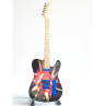 MINIATURE GUITARE ROLLING STONES TELECASTER 27CM 