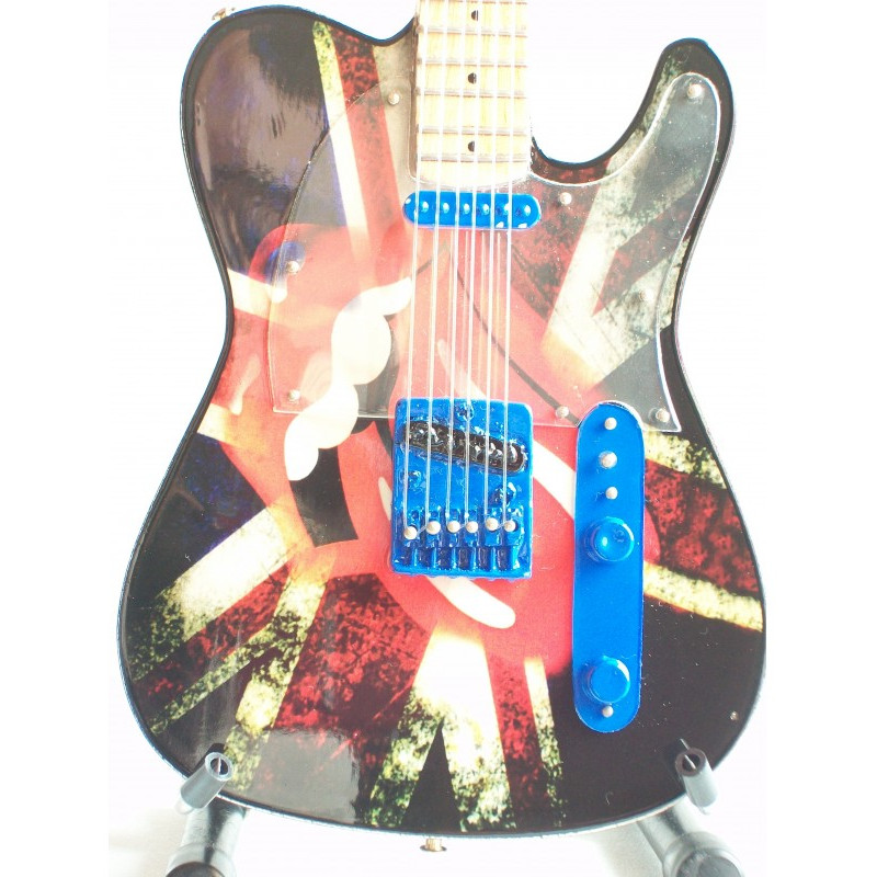 MINIATURE GUITARE ROLLING STONES TELECASTER 27CM 