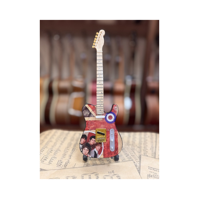 MINIATURE GUITARE THE WHO 27CM