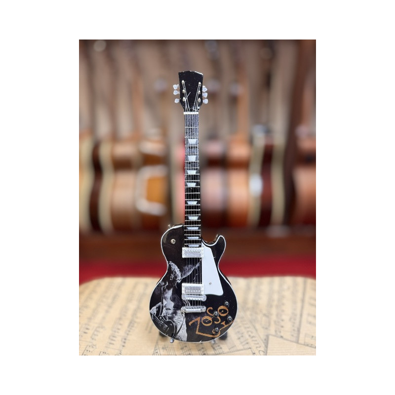 MINIATURE GUITARE LED ZEPPELIN JIMMY PAGE 27CM