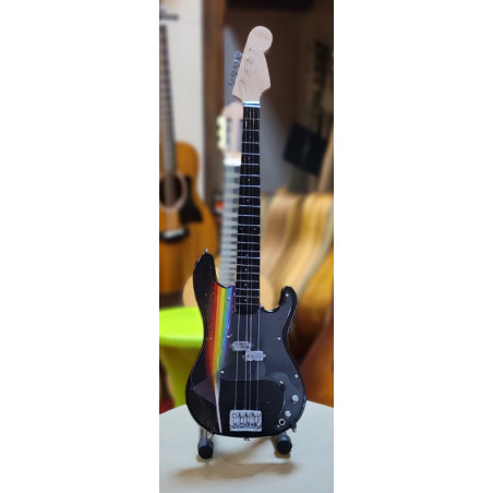 MINIATURE GUITARE BASSE PINK FLOYD ROGER WATER 27CM