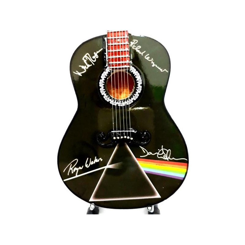 MINIATURE GUITARE PINK FLOYD ACOUSTIQUE 27CM