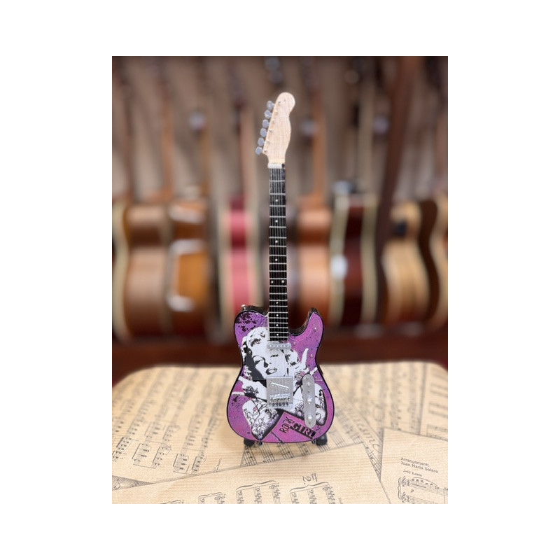 MINIATURE GUITARE BAD GIRL 27CM 