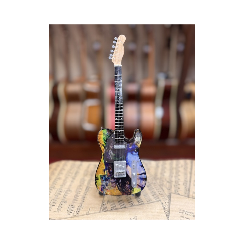 MINIATURE GUITARE JIM MORRISON 27CM