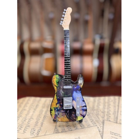 MINIATURE GUITARE JIM MORRISON 27CM