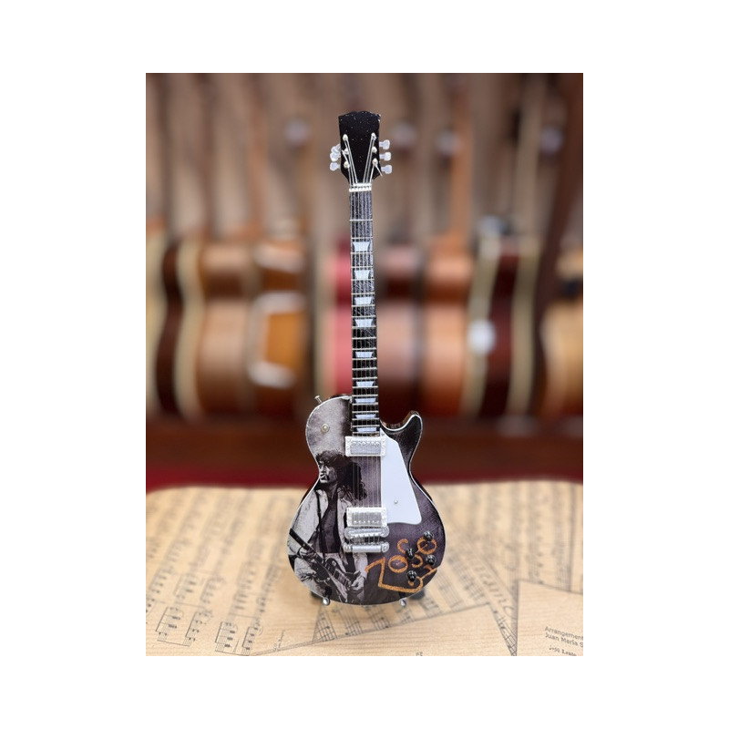 MINIATURE GUITARE JIMMY PAGE TRIBUTE 27CM