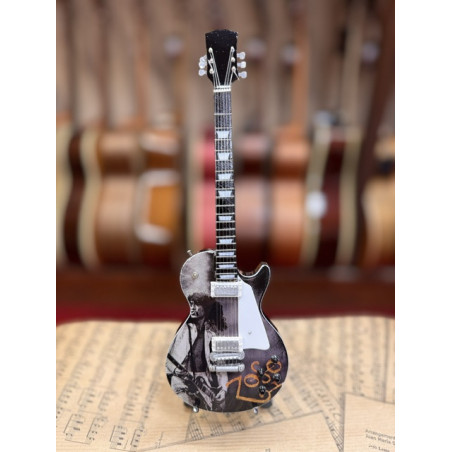 MINIATURE GUITARE JIMMY PAGE TRIBUTE 27CM